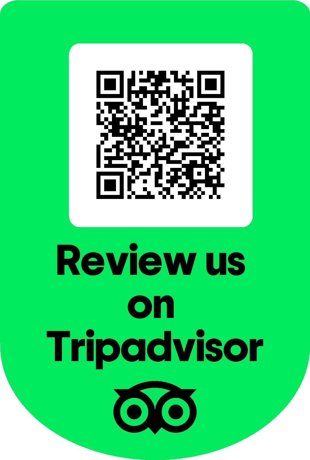 TripAdvisor review QR code